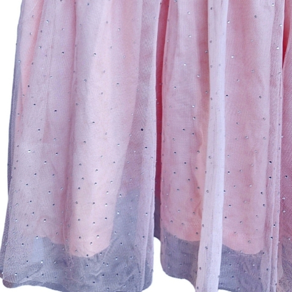 Designer Stella McCartney Kids Dress Ice Skates with Tulle Skirt Size 14 - Picture 4 of 5